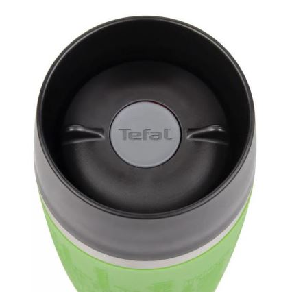 Tefal - Reisebecher 360 ml TRAVEL MUG Edelstahl/grün