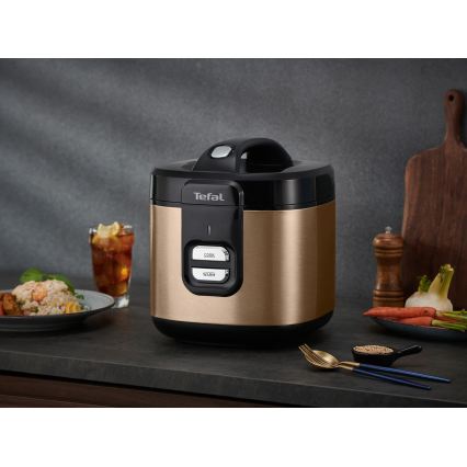 Tefal - Reiskocher COPPERTINTO 600/230V 2 l kupferfarben