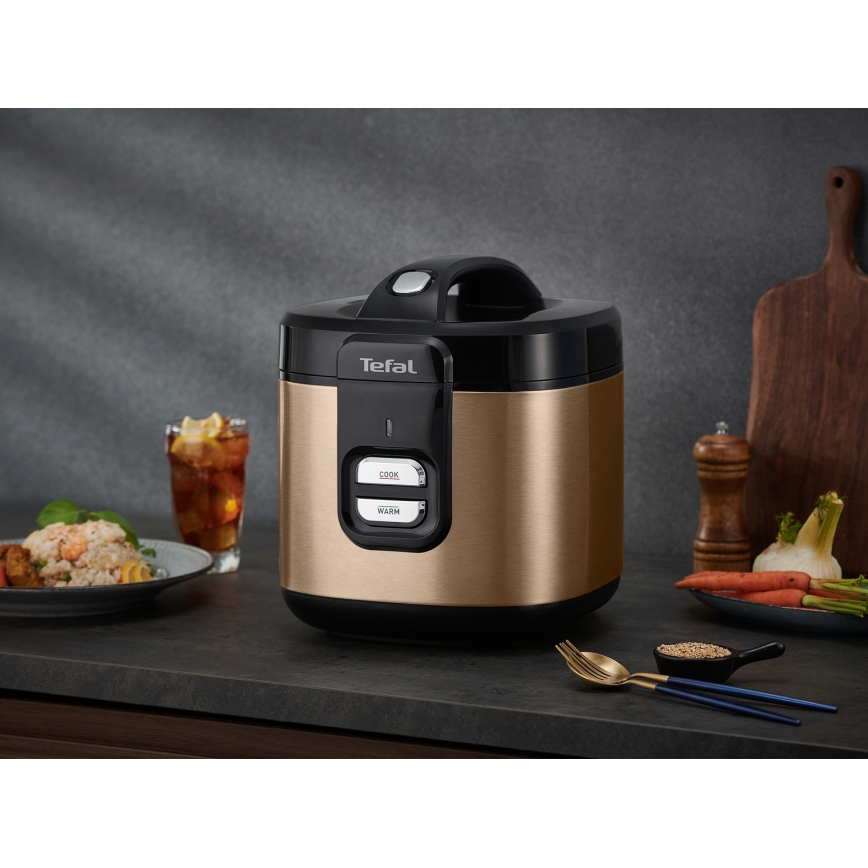 Tefal - Reiskocher COPPERTINTO 600/230V 2 l kupferfarben