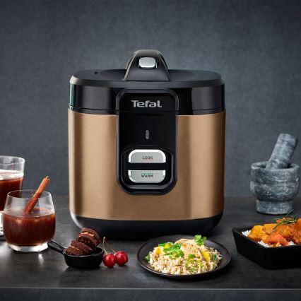 Tefal - Reiskocher COPPERTINTO 600/230V 2 l kupferfarben