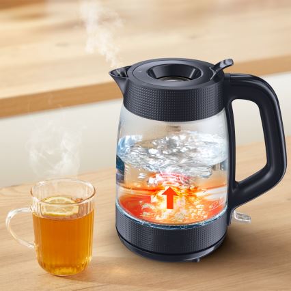 Tefal - Schnellkochender Wasserkocher MORNING GLASS 1,7 l 2000W/230V