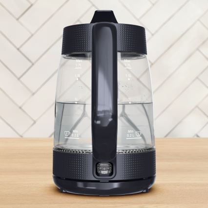 Tefal - Schnellkochender Wasserkocher MORNING GLASS 1,7 l 2000W/230V