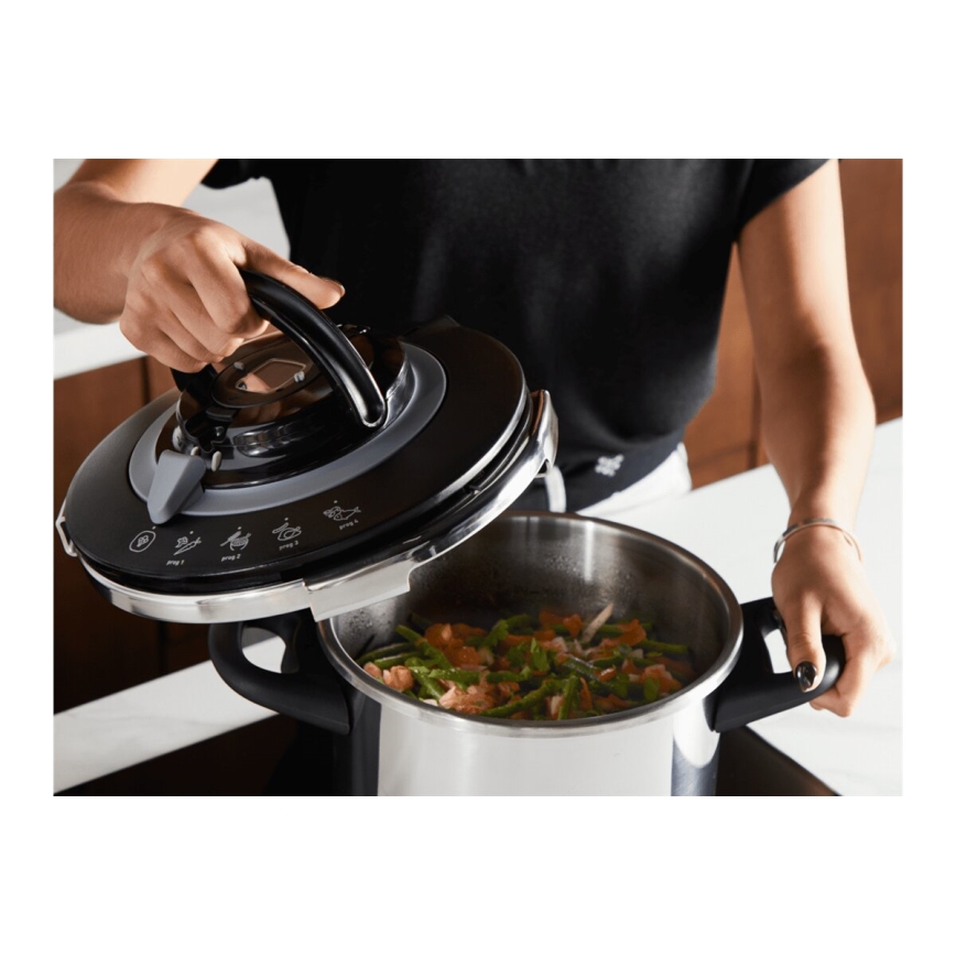 Tefal - Schnellkochtopf 4,5 l CLIPSO+ CHEF Edelstahl