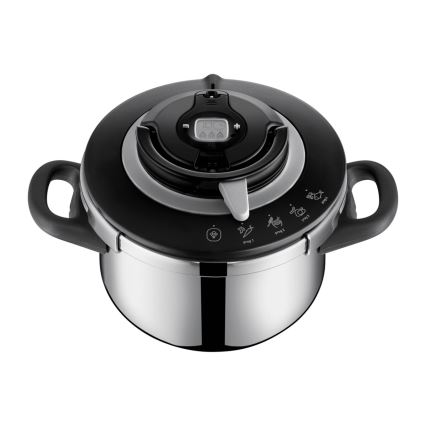 Tefal - Schnellkochtopf 4,5 l CLIPSO+ CHEF Edelstahl