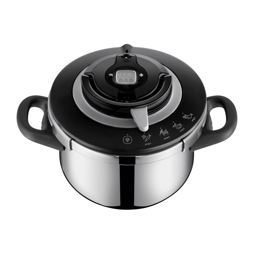 Tefal - Schnellkochtopf 4,5 l CLIPSO+ CHEF Edelstahl