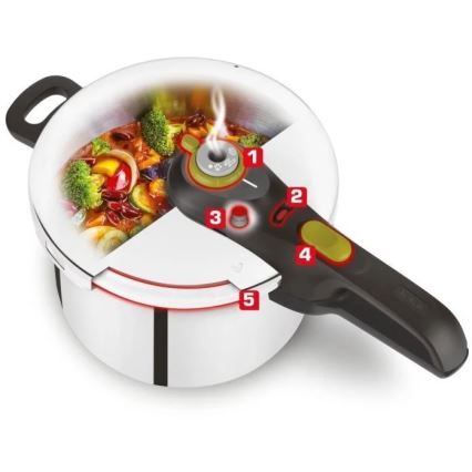 Tefal - Schnellkochtopf 4 l SECURE 5 NEO Edelstahl