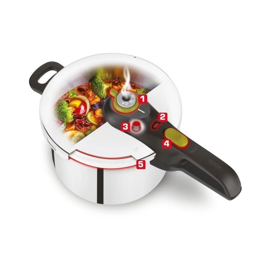 Tefal - Schnellkochtopf 4 l SECURE 5 NEO Edelstahl