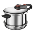Tefal - Schnellkochtopf 6 l SECURE TRENDY + 5-teiliges Set INGENIO EMOTION