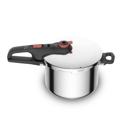 Tefal - Schnellkochtopf 6 l SECURE TRENDY + 5-teiliges Set INGENIO EMOTION