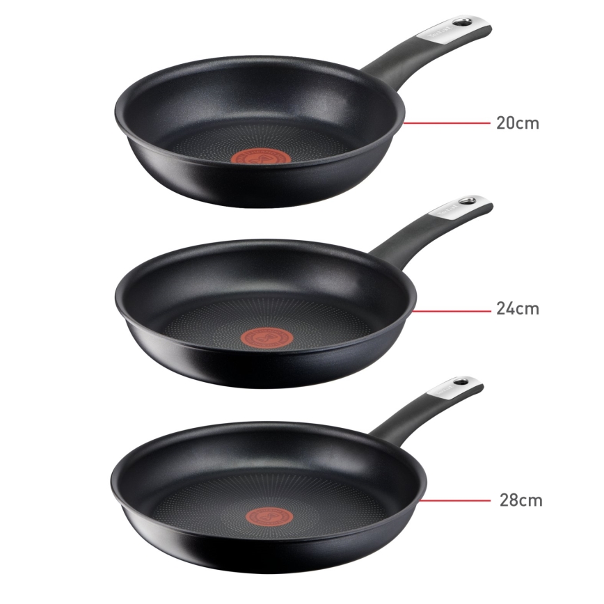 Tefal - Set mit 3 Pfannen PERFECT TOUCH