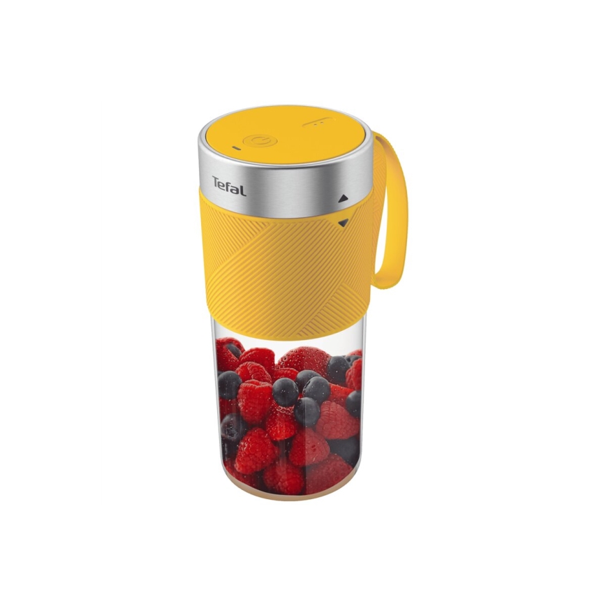 Tefal - Smoothie-Mixer BLENDFORCE 50W/5V 1200 mAh gelb