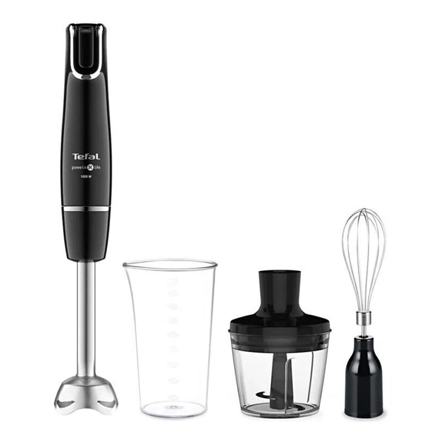 Tefal - Stabmixer INFINY FORCE V2 3in1 1000W/230V schwarz/Edelstahl