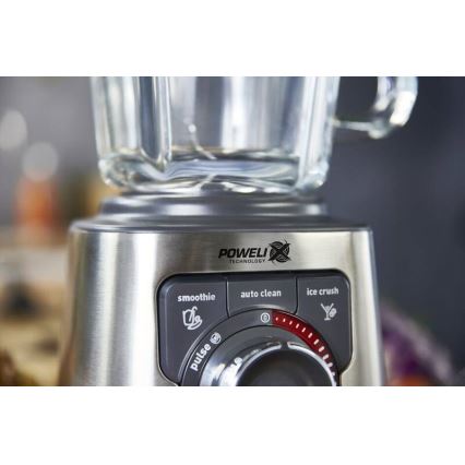 Tefal - Standmixer 2 l PERFECTMIX+ 1200W/230V Chrom/schwarz