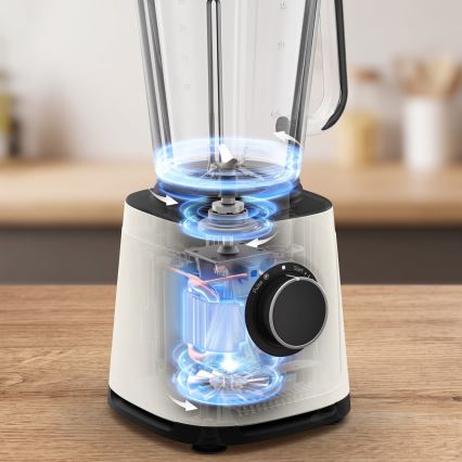Tefal - Standmixer 2 l PERFECTMIX ESSENTIAL 1200W/230V weiß