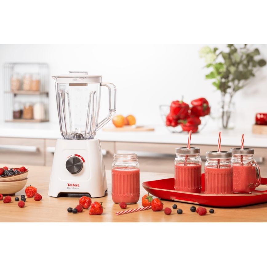 Tefal - Standmixer BLENDFORCE 600W/230V weiß