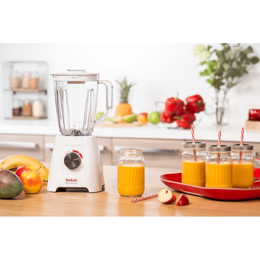 Tefal - Standmixer BLENDFORCE 600W/230V weiß