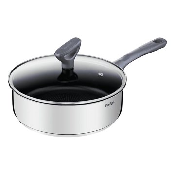 Tefal - Tiefe Pfanne mit Deckel DAILY COOK 24 cm