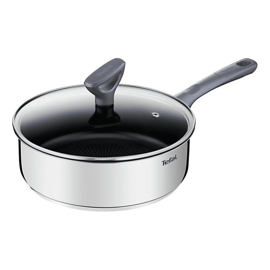 Tefal - Tiefe Pfanne mit Deckel DAILY COOK 24 cm