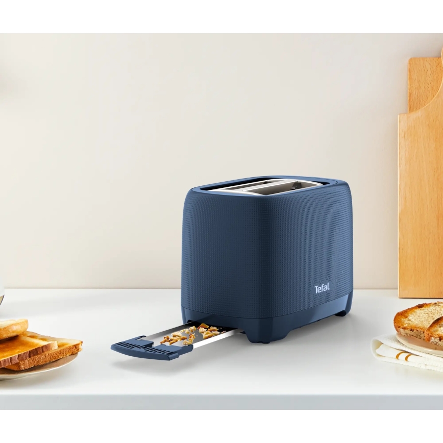 Tefal - Toaster mit zwei Schlitzen MORNING 850W/230V blau