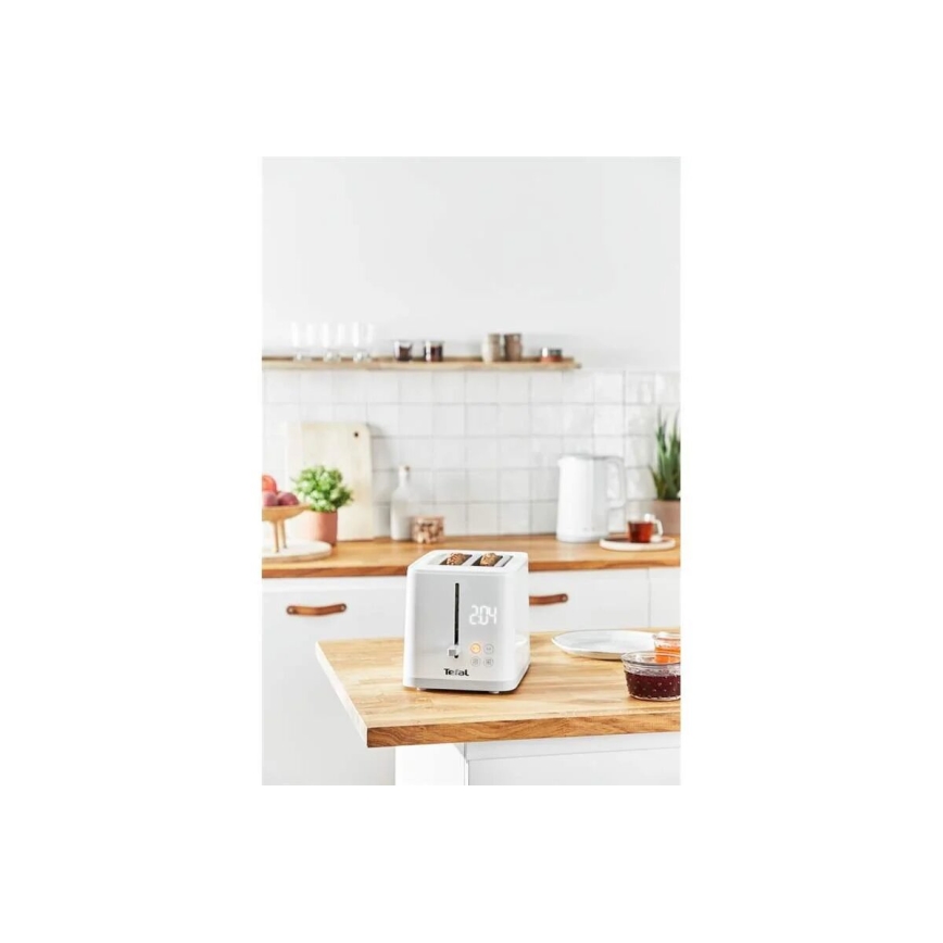 Tefal - Toaster mit zwei Schlitzen SENSE 850W/230V weiß