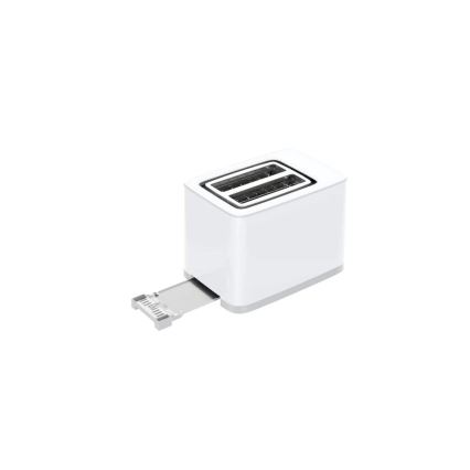 Tefal - Toaster mit zwei Schlitzen SENSE 850W/230V weiß