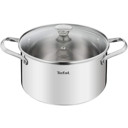 Tefal - Topfset 10 Stk. COOK EAT Edelstahl