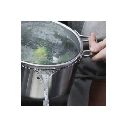 Tefal - Topfset 10-teilig NORDICA aus Edelstahl