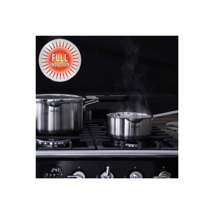 Tefal - Topfset 10-teilig NORDICA aus Edelstahl