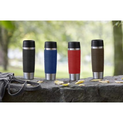 Tefal - Reisebecher 360 ml TRAVEL MUG Edelstahl/Dunkelblau