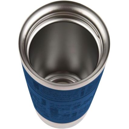 Tefal - Reisebecher 360 ml TRAVEL MUG Edelstahl/Dunkelblau