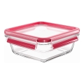 Tefal - Vorratsdose 0,8 l MSEAL GLASS rot/Glas