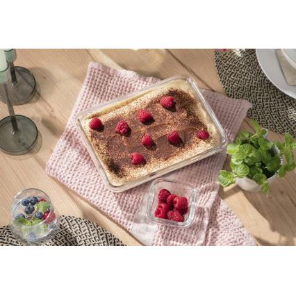 Tefal - Vorratsdose 3 l MSEAL GLASS rot/Glas