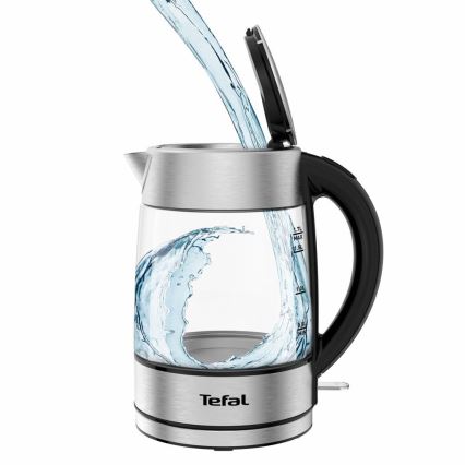 Tefal - Wasserkocher GLASS 1,7 l  2200W/230V Chrom