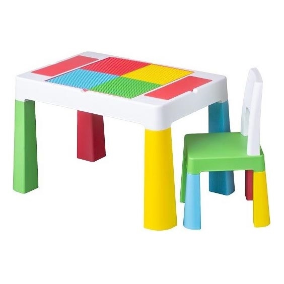 TEGA BABY - Bunter Kindertisch mit Stuhl