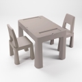 TEGA BABY - Kindertisch mit Stühlen taupe