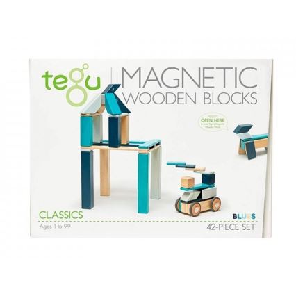 TEGU - Magnet-Bauset Blue 42 Stk.