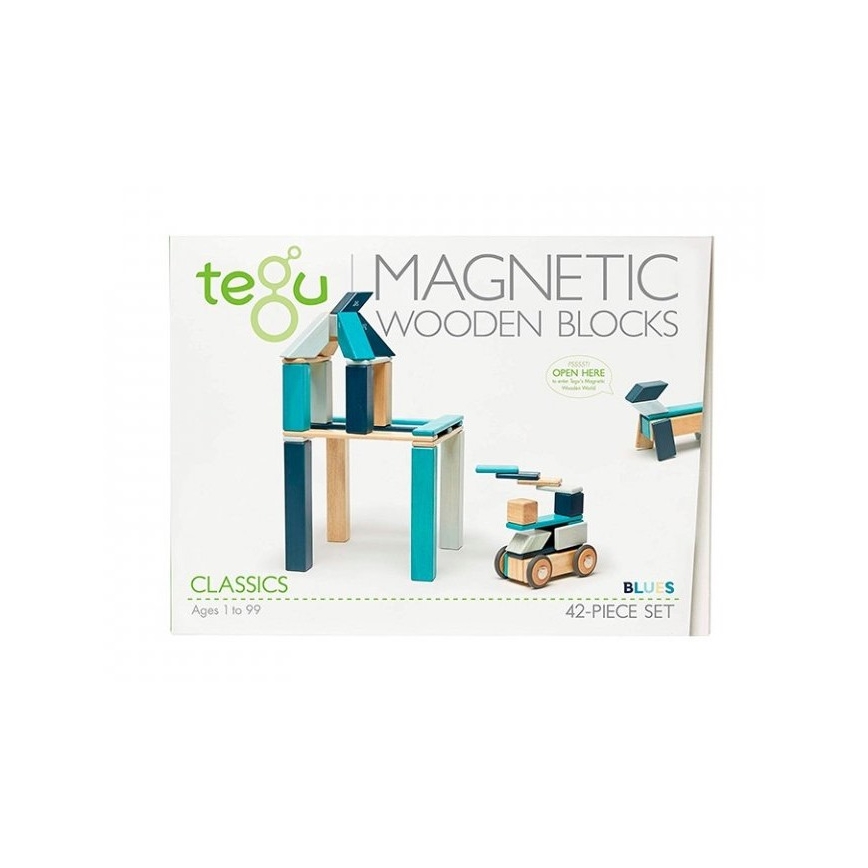 TEGU - Magnet-Bauset Blue 42 Stk.