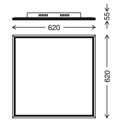 Telefunken 3010-06TF - Dimmbares LED-Panel LED/36W/230V 3000-6000K + Fernbedienung