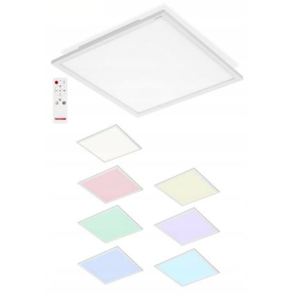 Telefunken 301606TF - Dimmbares LED-RGBW-Panel LED/24W/230V 4000K + Fernbedienung