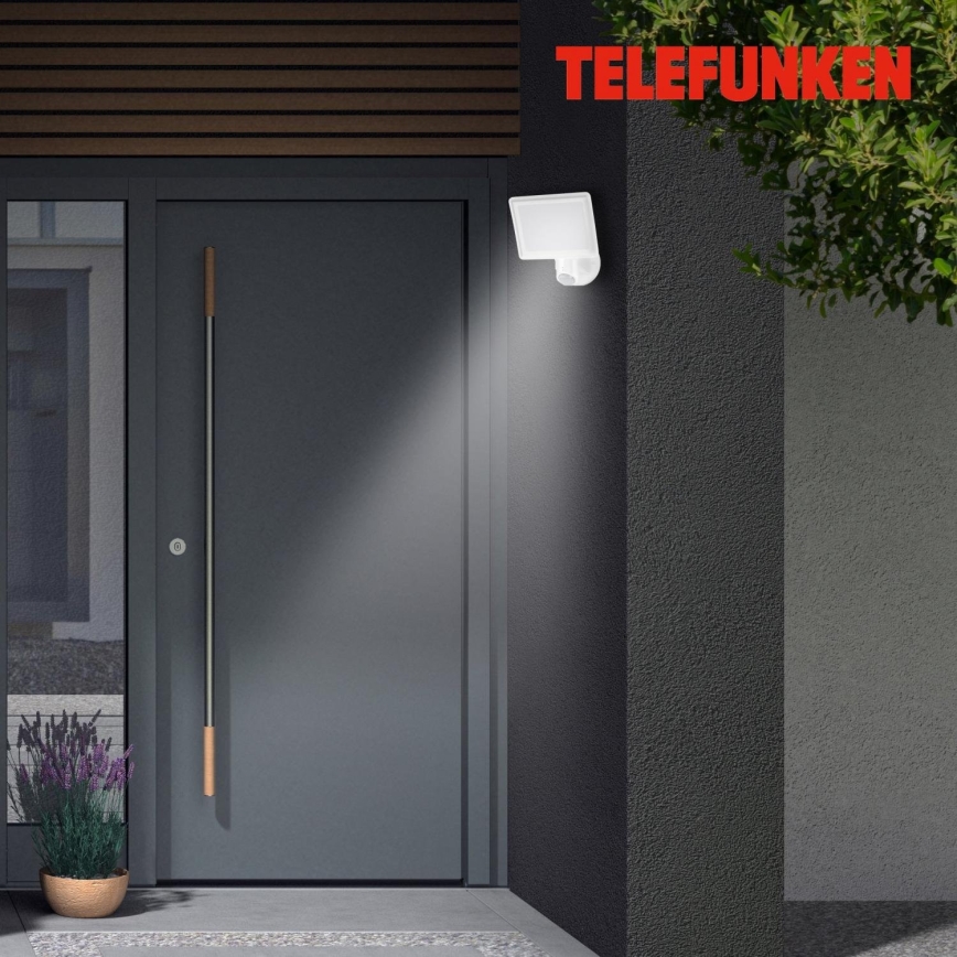 Telefunken 304406TF - LED Außen-Wandstrahler mit Sensor LED/20W/230V IP44