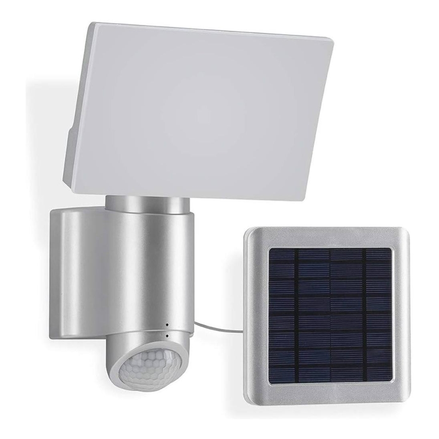 Telefunken 304704TF - LED-Solarwandstrahler mit Sensor LED/6W/3,7V IP44 silbern