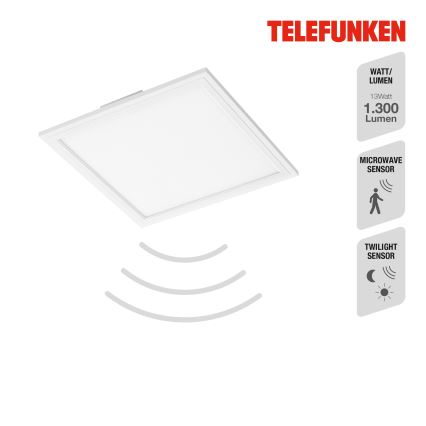 Telefunken 308606TF - Oberflächenmontierbares LED-Panel mit Sensor LED/13W/230V