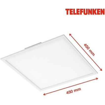 Telefunken 308806TF - Oberflächenmontierbares LED-Panel mit Sensor LED/25W/230V 4000K