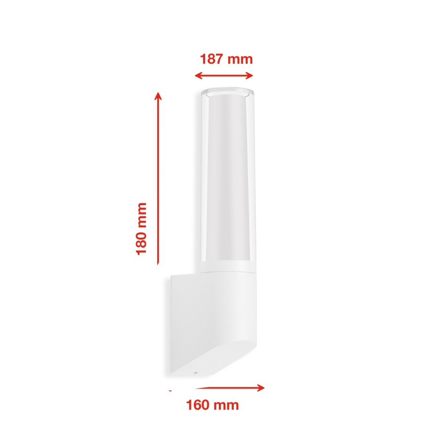 Telefunken 311306TF - LED Außenwandleuchte LED/8W/230V 4000K IP44 weiß