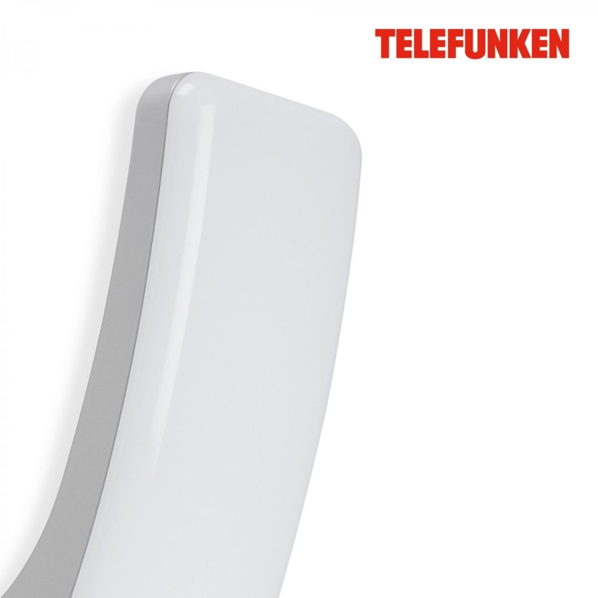 Telefunken 311604TF - LED-Wandleuchte für den Außenbereich LED/15W/230V IP44 silbern