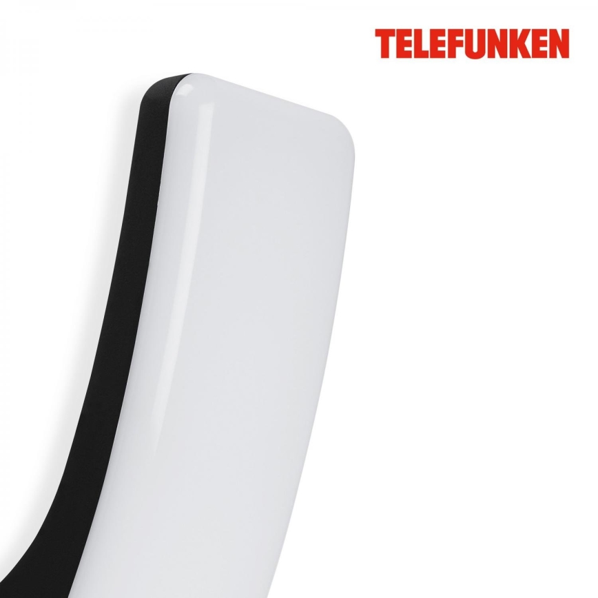 Telefunken 311605TF - LED-Wandleuchte für den Außenbereich LED/15W/230V IP44 schwarz