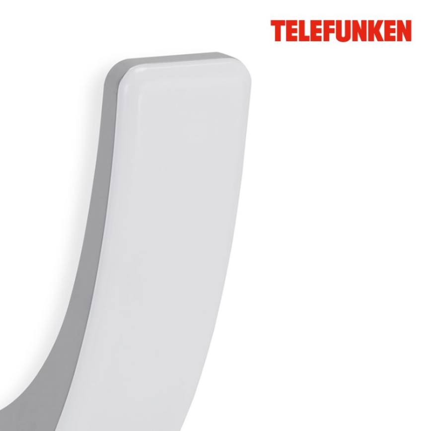 Telefunken 311804TF - LED-Außenleuchte LED/15W/230V 57 cm IP44 silbern