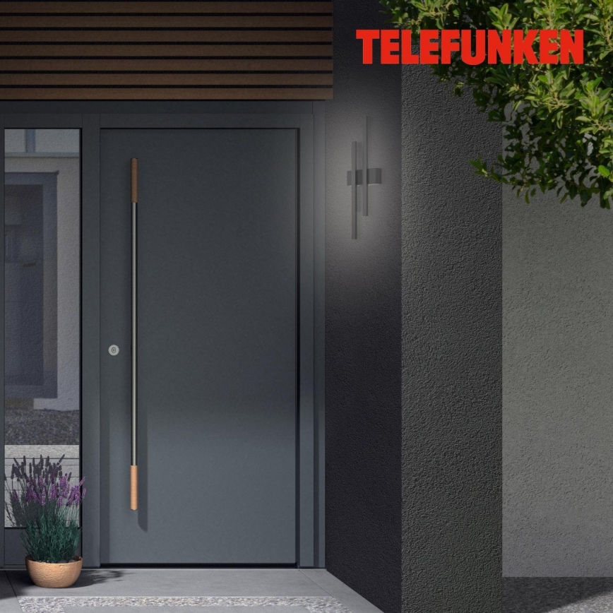 Telefunken 313205TF - LED-Outdoor-Wandleuchte 2xLED/4W/230V 4000K IP44