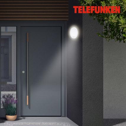 Telefunken 313706TF - LED-Wandleuchte mit Sensor für den Außenbereich LED/15W/230V IP44 weiß