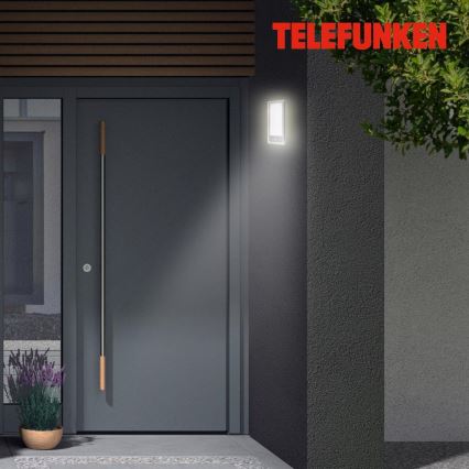 Telefunken 313904TF - LED-Wandleuchte mit Sensor für den Außenbereich LED/16W/230V IP44